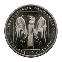 Németország 10 Márka 1990 J 800 éves a Német Teuton Lovagrend P 15,5g Ag625