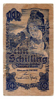 Ausztria 10 Schilling Bankjegy 1945
