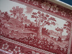 Hibátlan Villeroy&Boch pink Rusticana mintás tálca 33x16 cm