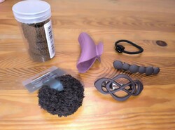 ÚJ hajcsatok, hajgumik egy csomagban