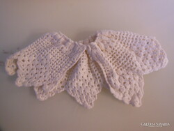 GALLÉR  - ALKUKÉPES - CSIPKE - KÉZIMUNKA - 24 x 12 cm  - RÉGI - HIBÁTLAN