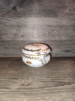 Herendi porcelán bonbonier – kézzel festett gyümölcs és rovar motívum
