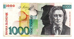 Szlovénia 1000 Tolar Bankjegy 1993 P18