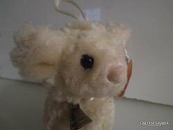 BÁRÁNY  - CÍMKÉVEL - 11 x 10 cm - FÉM - CSENGŐ - PLÜSS - EXKLUZÍV - NÉMET - HIBÁTLAN