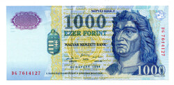 1000 Forint Bankjegy 1998 DG aUNC, hajtatlan