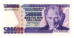 Törökország 500000 Líra Bankjegy 1970-1998 P212
