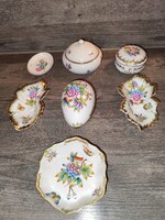 Herendi porcelán gyűjtemény – AJÁNDÉK Hollóházi cukortartóval!