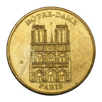 Franciaország Monnaie de Paris Notre Dame turisztikai zseton