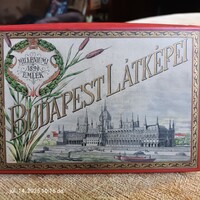 Milleniumi emlék 1896 Budapest látképei színezett képeslapok
