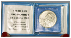 Czóbel Béla 100 Forint 1983 BU bliszterben