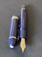 NAGYON JÓ ÁR !!! ÚJ !!! MONTBLANC MESTERSTÜCK 149 PLATINUM M 18K Tollhegy  Középkék!!!!