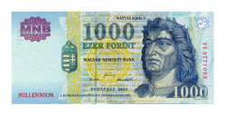 1000 Forint Bankjegy Millennium 2000 DB aUNC hajtatlan