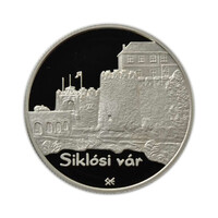 Siklósi Vár 5000 Forint 2008 PP 31,46g Ag925 certifikáttal