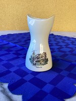 AQUINCUMI hévízi porcelán mini váza 9 cm.