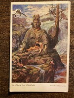 Képeslap - Salzburger Kunst - „A sors ölén”