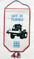 ZETOR UR II. , LKT 81 TURBO , ZTS MARTIN zászló , reklám , emlék tárgy , 80-as évek