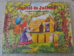 Grimm: JANCSI ÉS JULISKA – régi térbeli (3D) mesekönyv Radvány Zsuzsa rajzaival