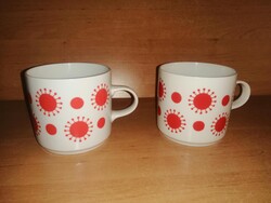 Alföldi porcelán, centrum varia, napocskás bögre párban