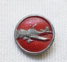 Repülő mintájú ruha gomb , feltehetően egyenruha 1,7 cm