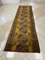 3906 Afghan Elefánttalpas kézi gyapjú perzsa Szőnyeg 97X370CM