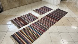 3718 Gyönyörű Tisztított 3DB-OS Futó Szőnyeg Szett 73X350CM