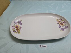 T2430 Alföldi tölcsér virágos pecsenyés tál 38x23 cm