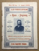 Somossy Károly Orfeumja és a reklám.