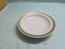 T2426 Alföldi arany mintás mélytányér 23 cm