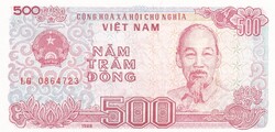 500     Dong     1988   Vietnám