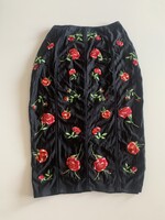 Gyönyörű Karen Millen designer luxus szoknya hímzett álomszép