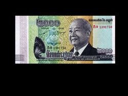 UNC - 2000 RIELS - KAMBODZSA - 2013 (Norodom Sihanouk király képmásácal)!)