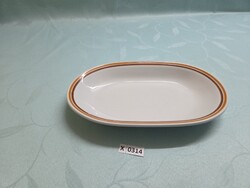 X0314 Alföldi dupla barnacsíkos virslis tál 26x16 cm