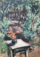 Eladó Peti János eredeti festménye keret nélkül!