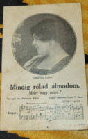 Dömötör Ilona Mindig rólad álmodom énekes képeslap