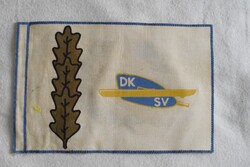 DK SV M kajak sport zászló , reklám , emlék tárgy , 80-as évek