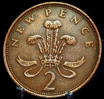Egyesült Királyság 2 Új penny, 1980 C13F2