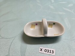 X0313 Kahla négyzet mintás sótartó 11 cm