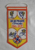 Szovjet , Turisztikai Szövetség  zászló , reklám , emlék tárgy , utazás 80-as évek