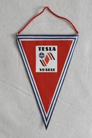 TESLA VRABLE zászló , reklám , emlék tárgy , 70-as évek