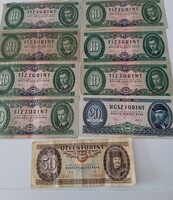10-20-50 forintos bankjegyek!!!