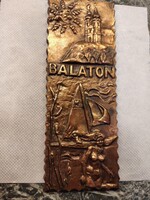 Balaton falikép falidísz Retro