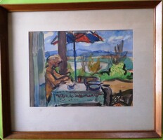 Iván Szilárd: Balatoni teraszon