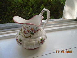 Kézzel festett ibolyás olasz  víz kiöntő