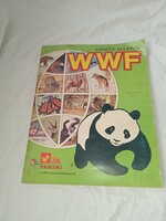 Lutra matricagyűjtő album WWF - csak 4 db matrica hiányzik belőle  Panini Vintage matricagyűjtő