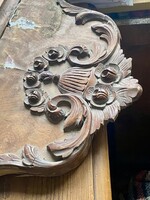 ANTIK FARAGOTT BÚTORDÍSZ, ROMANTIKUS PROVENCE-I VIRÁG KOSÁR DÍSZÍTÉSSEL