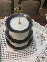 Pompadur Zsolnay emeletes kínáló