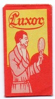 Borotvapenge: Luxor. (reklám)