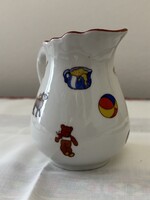Antik Hüttl Tivadar ritka porcelán tejszínes kiöntő