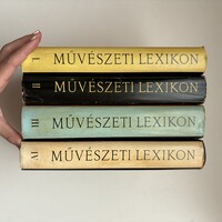 Régi 4 részes Művészeti kislexikon