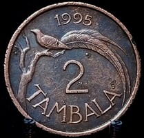 Malawi 2 Tambala, 1995 Bronz / nem mágneses/ A10E2